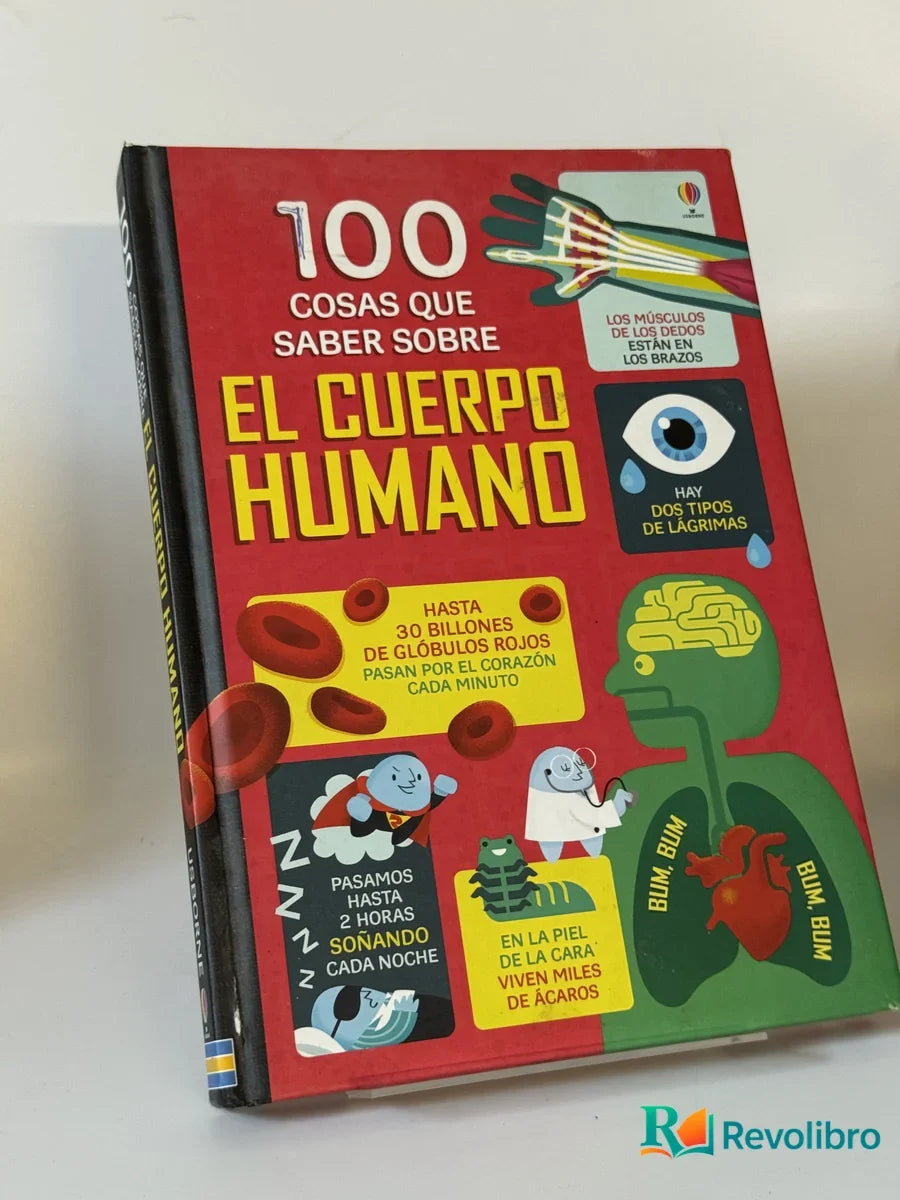 Portada de 100 cosas que saber sobre el cuerpo humano de no disponible, libro de segunda mano