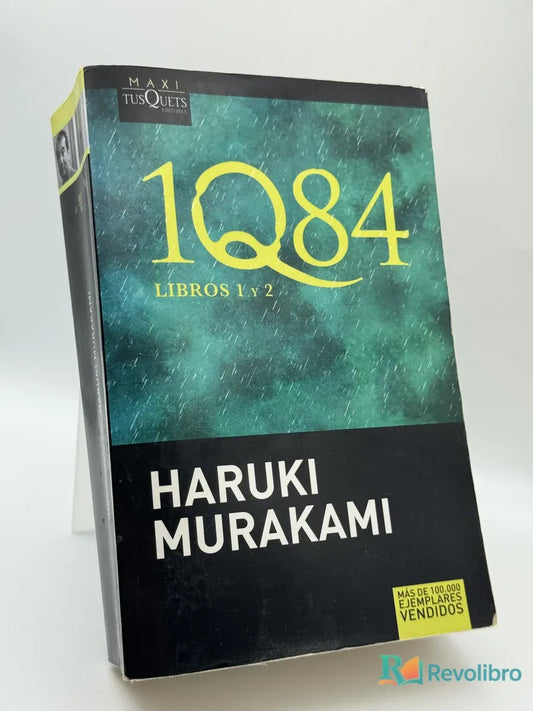 Portada de 1Q84  libros 1 y 2 de Haruki Murakami, libro de segunda mano