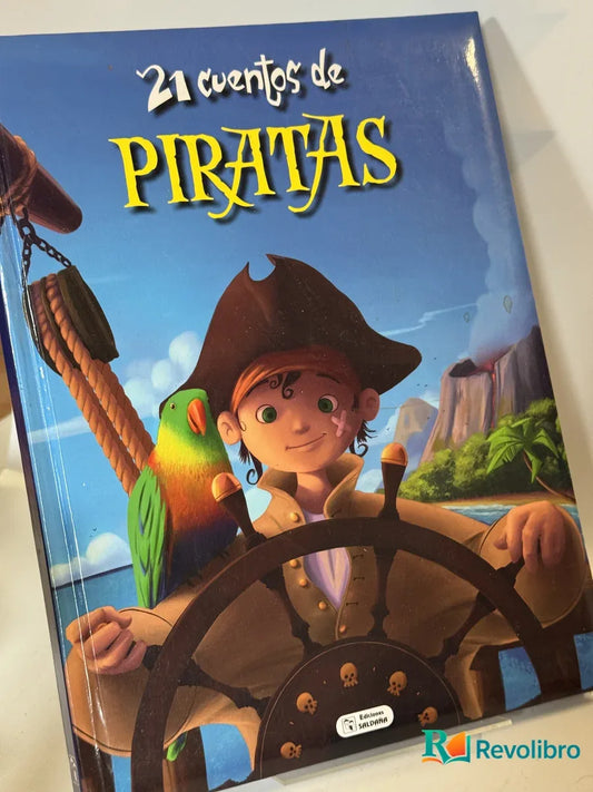 Portada de 21 cuentos de piratas de desconocido, libro de segunda mano