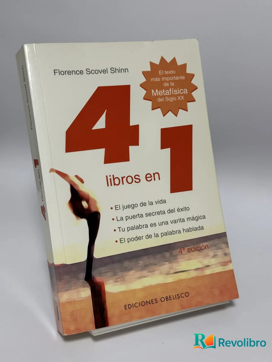 Portada de 4 libros en 1 de Florence Scovel Shinn, libro de segunda mano