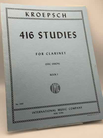 416 studies for clarinet