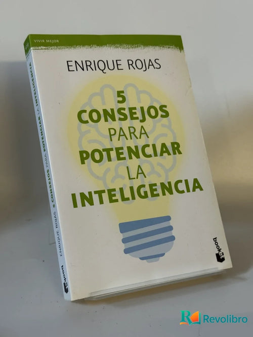 Portada de 5 Consejos para Potenciar la Inteligencia de Enrique Rojas, libro de segunda mano