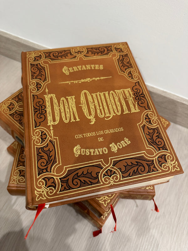 Don Quijote de la Mancha · Cervantes · Edición de lujo Gustavo Doré (4 tomos)
