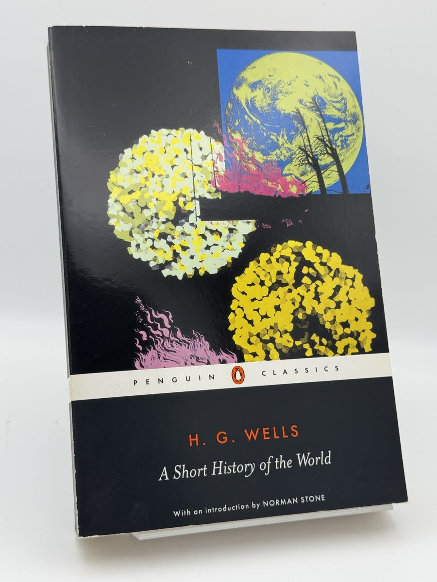 Portada de A Short History of the World de H. G. Wells, libro de segunda mano