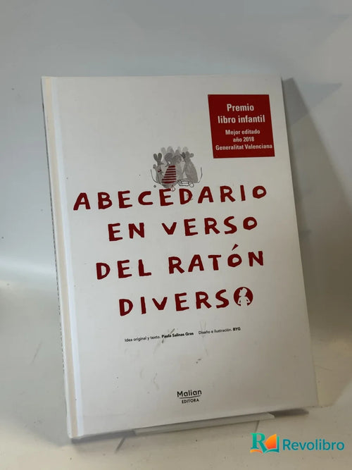 Portada de Abecedario en Verso del Ratón Diverso de Malian Editora, libro de segunda mano