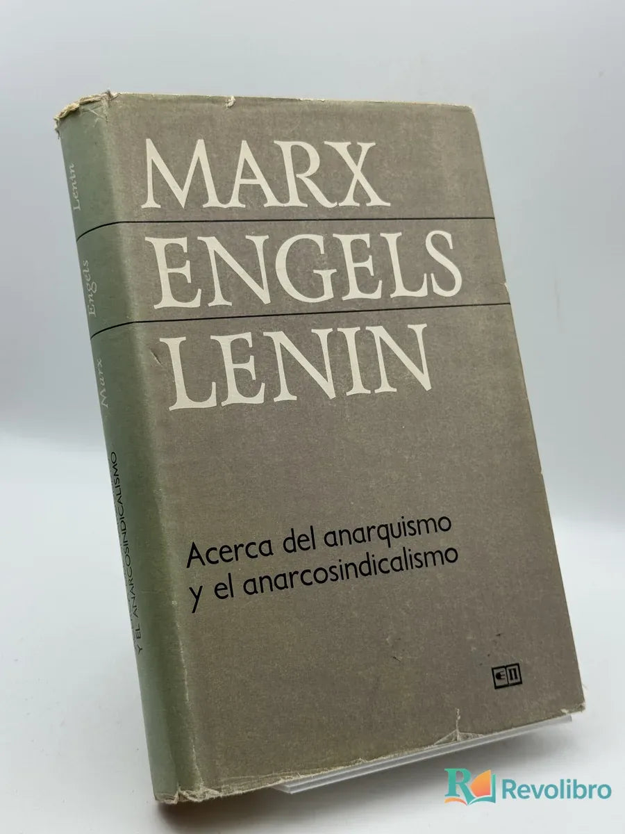 Portada de Acerca del anarquismo y el anarcosindicalismo de Marx, libro de segunda mano