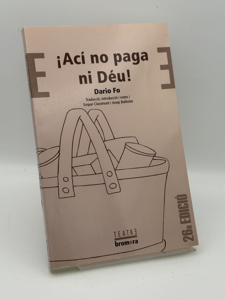 ¡Ací no paga ni Déu! - Dario Fo - Portada