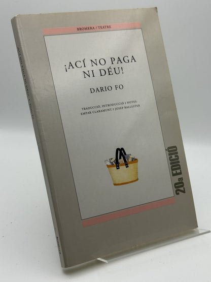 ¡Ací no paga ni Déu! - Dario Fo - Portada