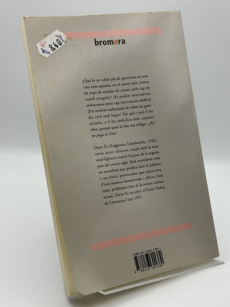 ¡Ací no paga ni Déu! - Dario Fo - Imagen 2