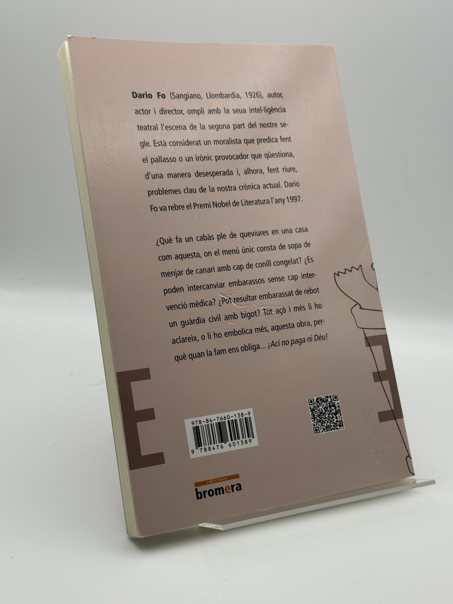 Foto 2 de ¡Ací no paga ni Déu! - Dario Fo de Dario Fo, libro de segunda mano