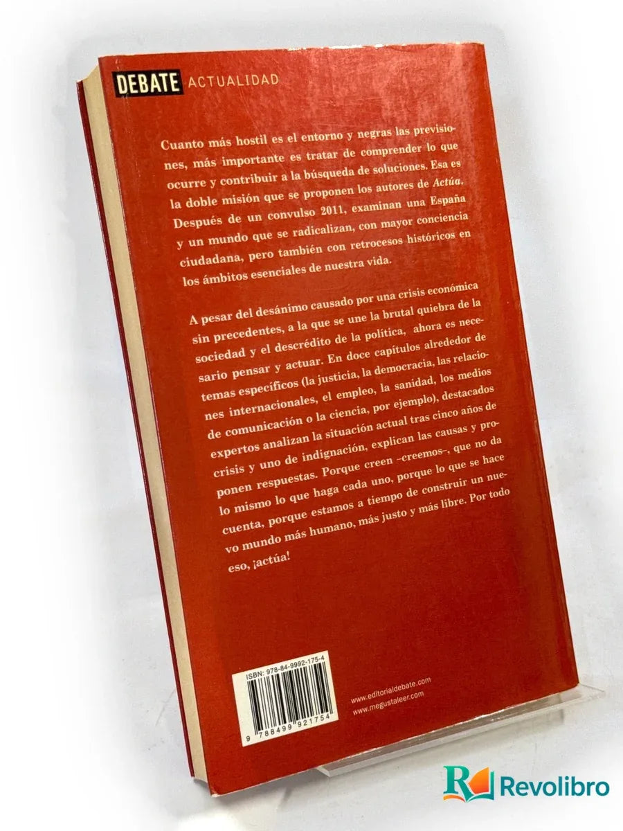 Foto 2 de Actúa de Federico Mayor Zaragoza, libro de segunda mano