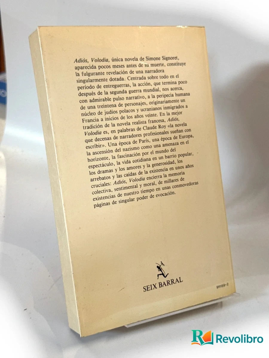 Foto 2 de Adiós, Volodia de Simone Signoret, libro de segunda mano