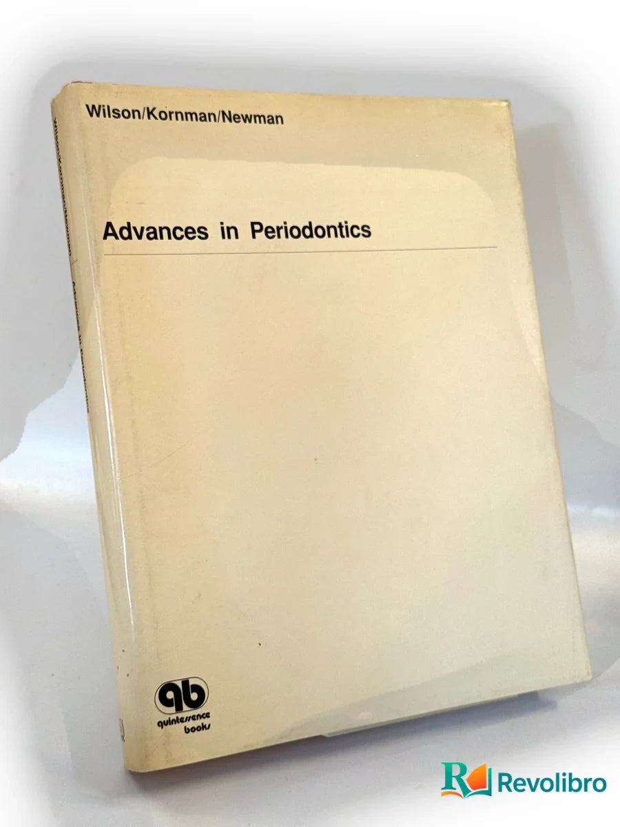 Portada de Advances in Periodontics de Thomas G. Wilson, libro de segunda mano