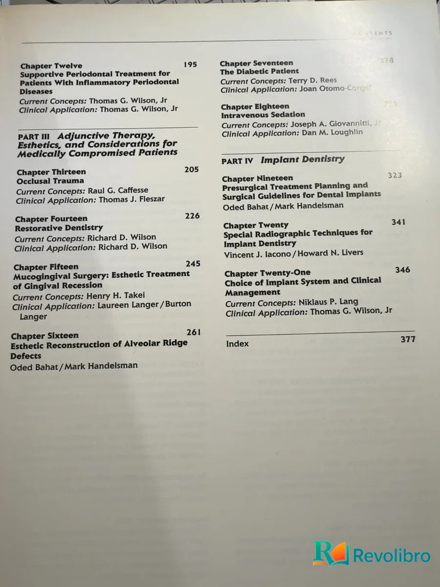 Foto 4 de Advances in Periodontics de Thomas G. Wilson, libro de segunda mano