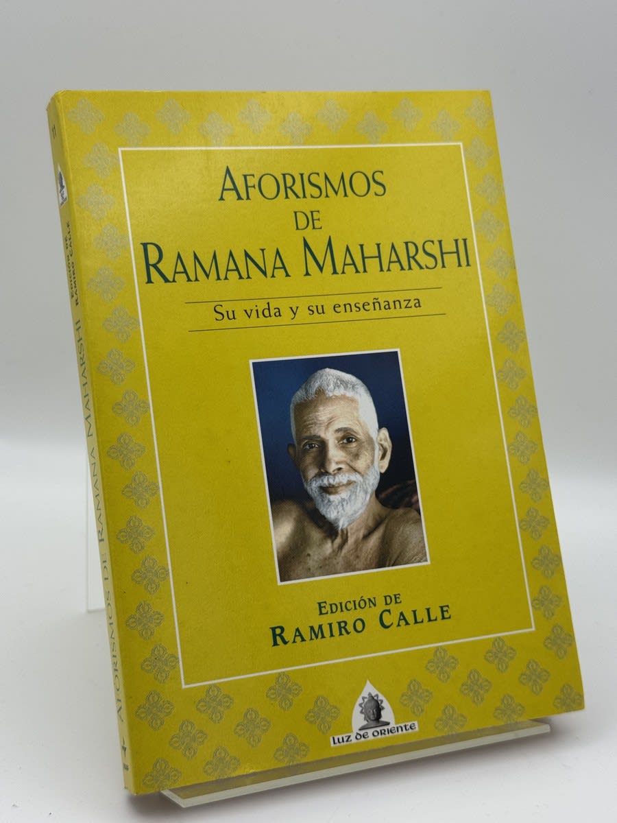 Aforismos De Ramana Maharshi - Ramiro Calle - Portada