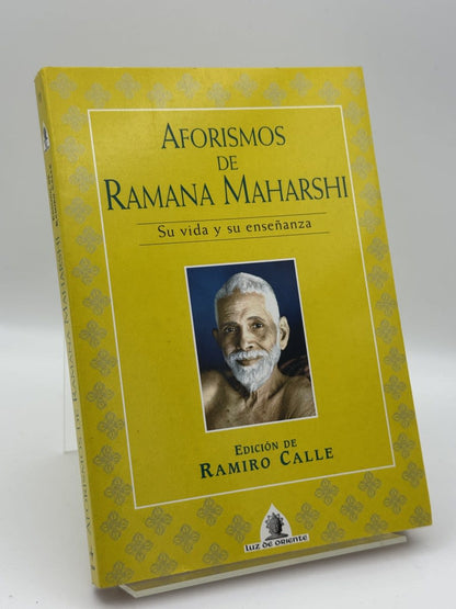 Aforismos De Ramana Maharshi - Ramiro Calle - Portada
