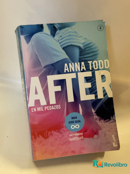 Portada de After en Mil Pedazos de Anna Todd, libro de segunda mano