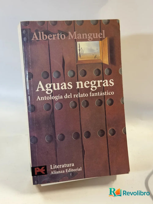 Portada de Aguas negras de Alberto Manguel, libro de segunda mano