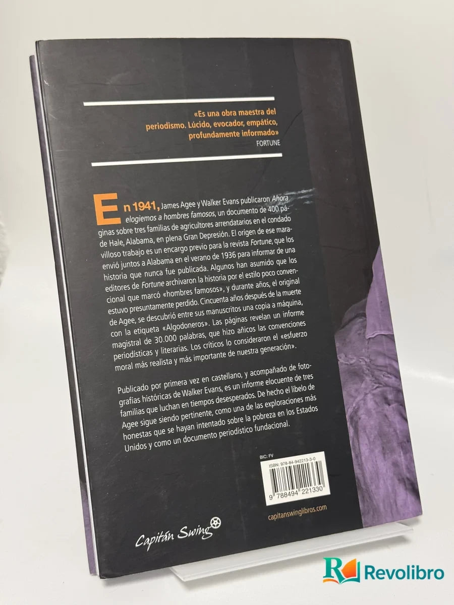 Foto 2 de Algodoneros de James Agee, libro de segunda mano