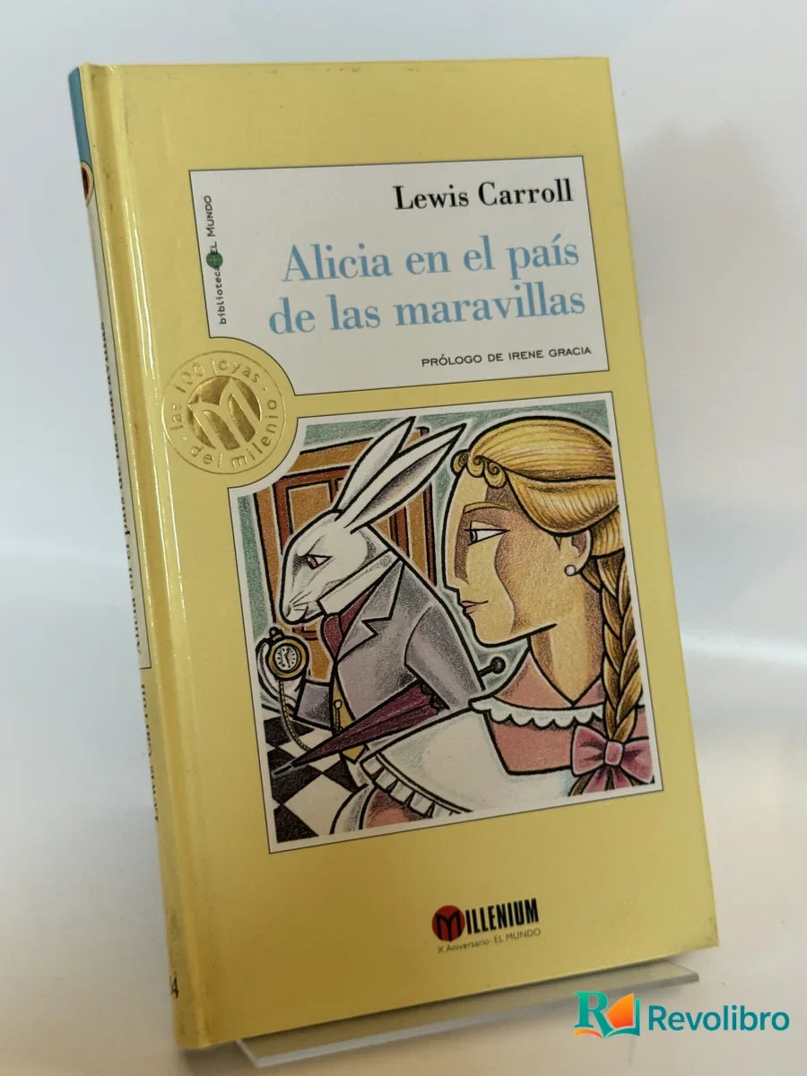 Portada de Alicia en el país de las maravillas de Lewis Carroll, libro de segunda mano