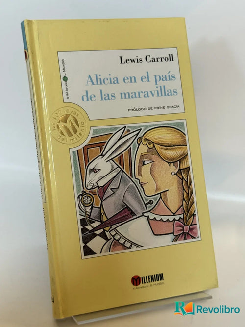 Portada de Alicia en el país de las maravillas de Lewis Carroll, libro de segunda mano