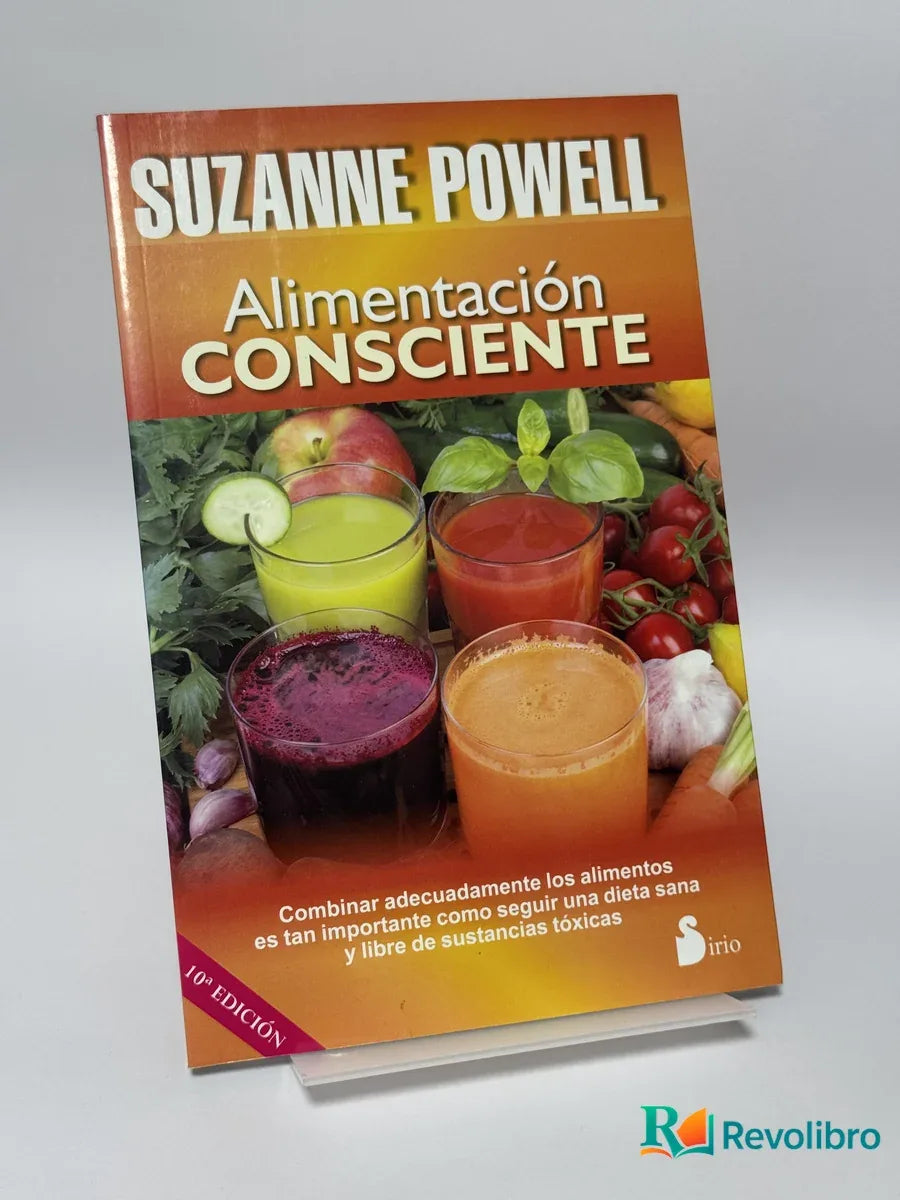 Portada de Alimentación CONSCIENTE de Suzanne Powell, libro de segunda mano