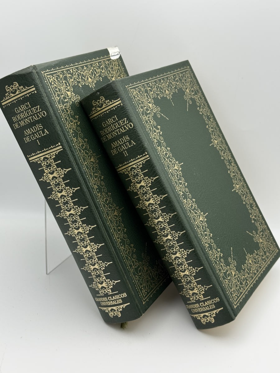 Portada de Amadís de Gaula 2 tomos - Garci Rodríguez de Montalvo de Garci Rodríguez de Montalvo, libro de segunda mano