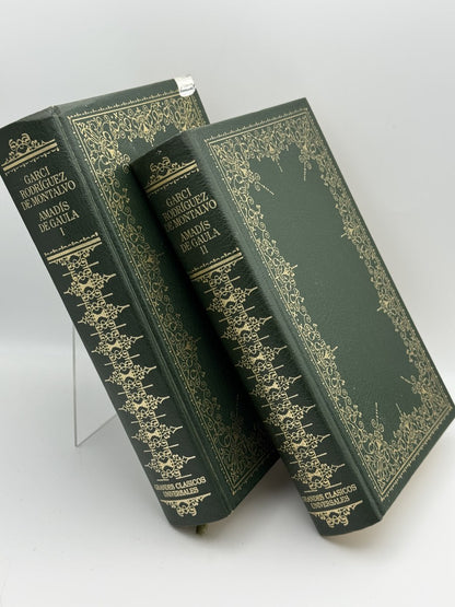 Portada de Amadís de Gaula 2 tomos - Garci Rodríguez de Montalvo de Garci Rodríguez de Montalvo, libro de segunda mano