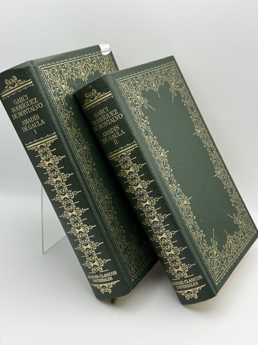 Portada de Amadís de Gaula 2 tomos - Garci Rodríguez de Montalvo de Garci Rodríguez de Montalvo, libro de segunda mano