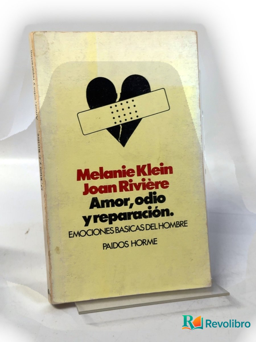 Portada de Amor, odio y reparación de Melanie Klein, libro de segunda mano