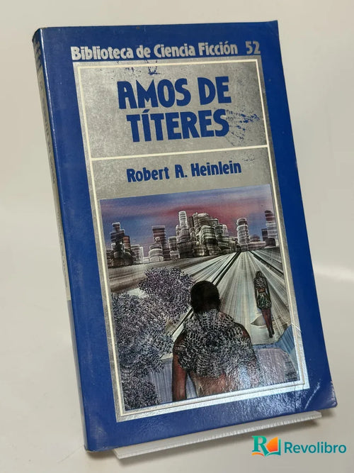 Portada de Amos de títeres de Robert A. Heinlein, libro de segunda mano