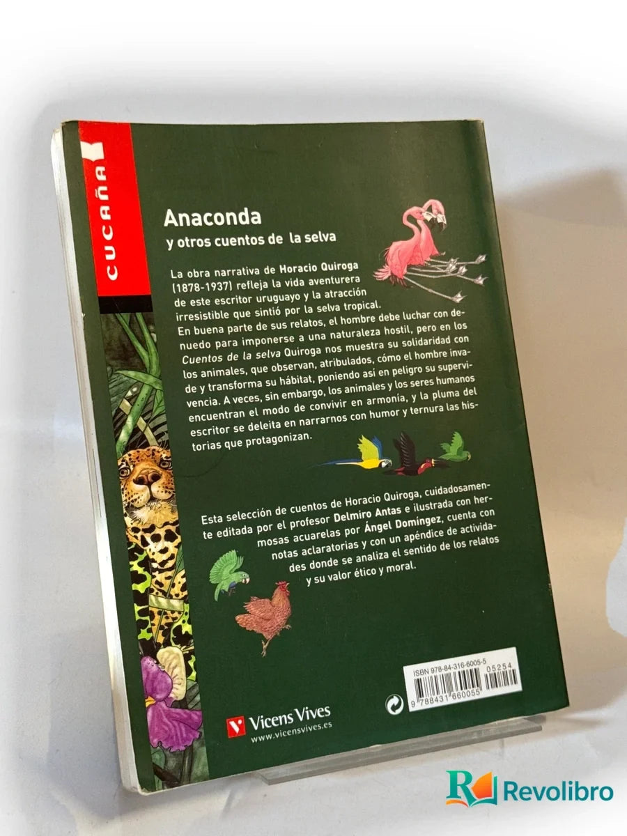 Foto 2 de Anaconda y otros cuentos de la selva de Horacio Quiroga, libro de segunda mano