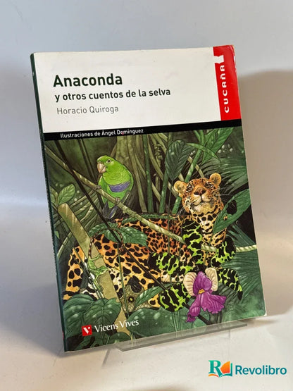 Portada de Anaconda y otros cuentos de la selva de Horacio Quiroga, libro de segunda mano
