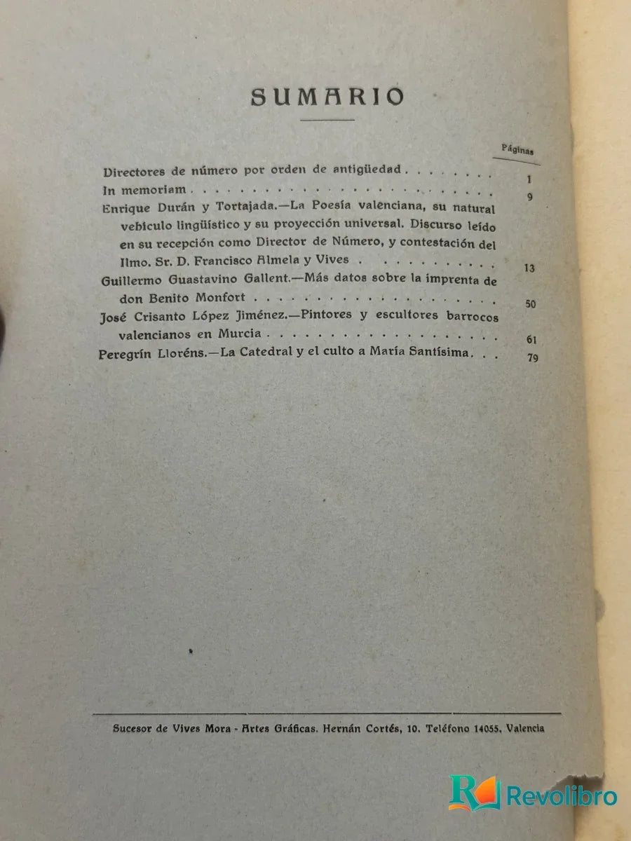 Foto 4 de Anales del Centro de Cultura Valenciana de Consejo Superior de Instrucción Científica, libro de segunda mano