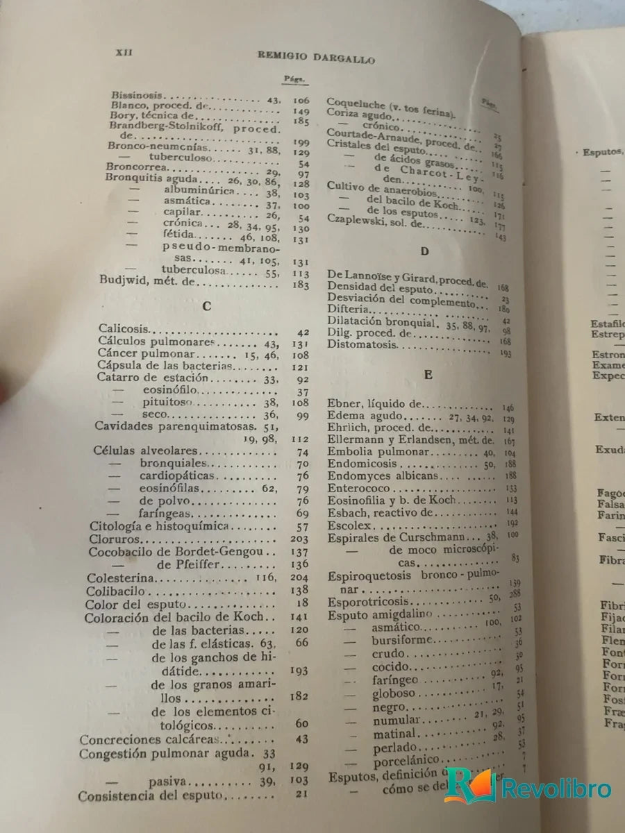 Foto 5 de Análisis clínico de los esputos de Remigio Dargallo, libro de segunda mano