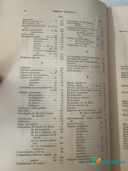 Foto 5 de Análisis clínico de los esputos de Remigio Dargallo, libro de segunda mano
