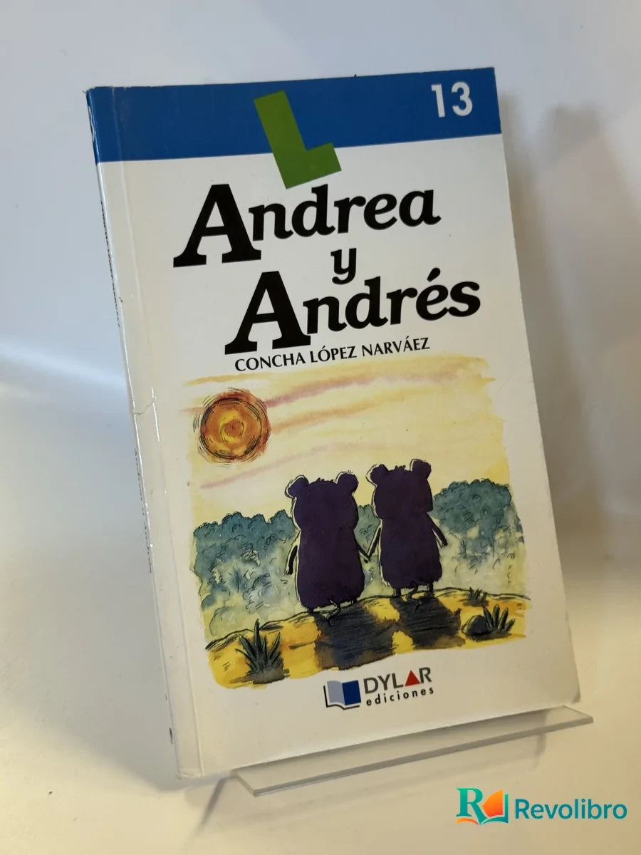Portada de Andrea y Andrés de Concha López Narváez, libro de segunda mano
