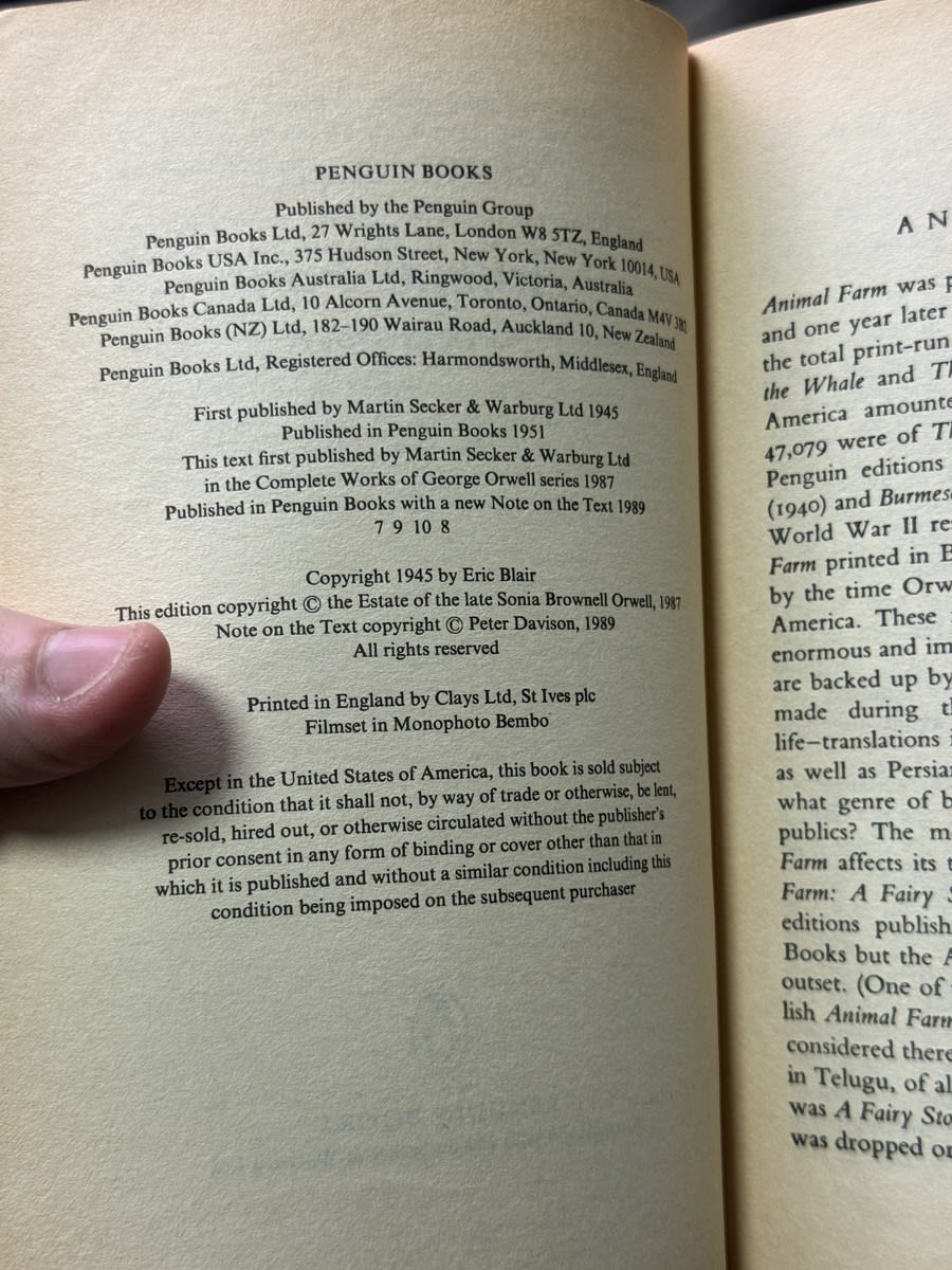 Animal Farm - George Orwell - Imagen 2