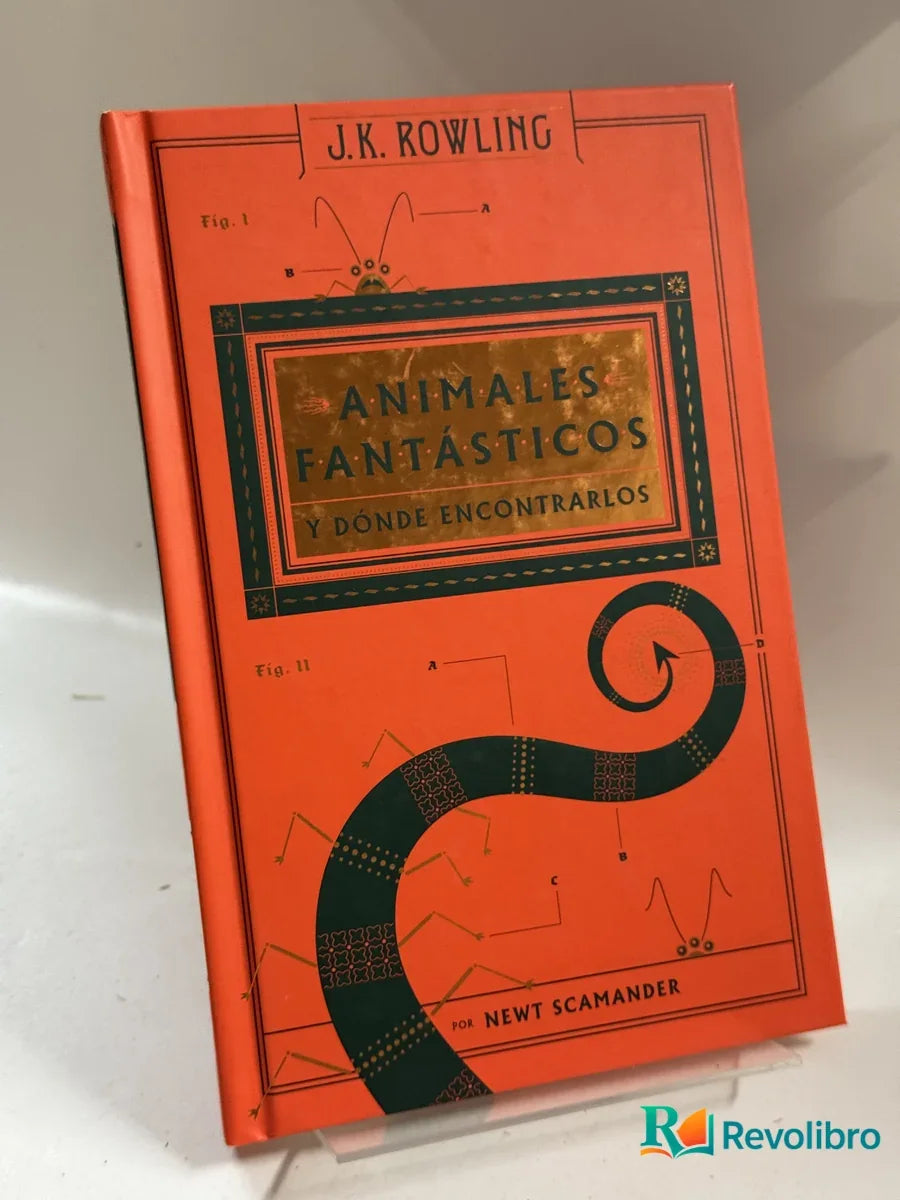 Portada de Animales fantásticos y dónde encontrarlos de J.K. Rowling, libro de segunda mano