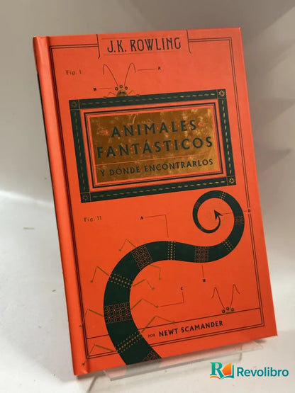 Portada de Animales fantásticos y dónde encontrarlos de J.K. Rowling, libro de segunda mano