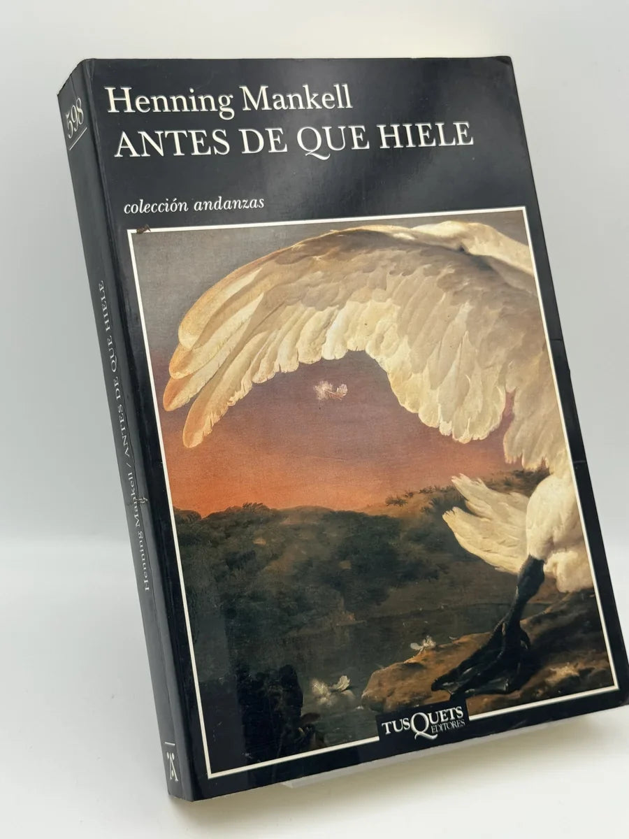Antes de que hiele de Henning Mankell | Libro segunda mano - Portada