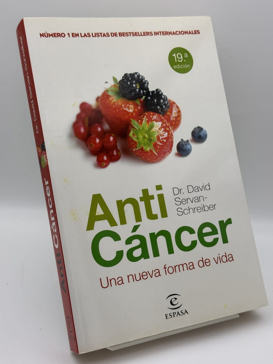 Portada de Anticáncer de Dr. David Servan-Schreiber, libro de segunda mano