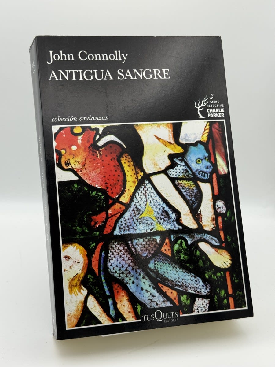 Portada de Antigua sangre de John Connolly, libro de segunda mano