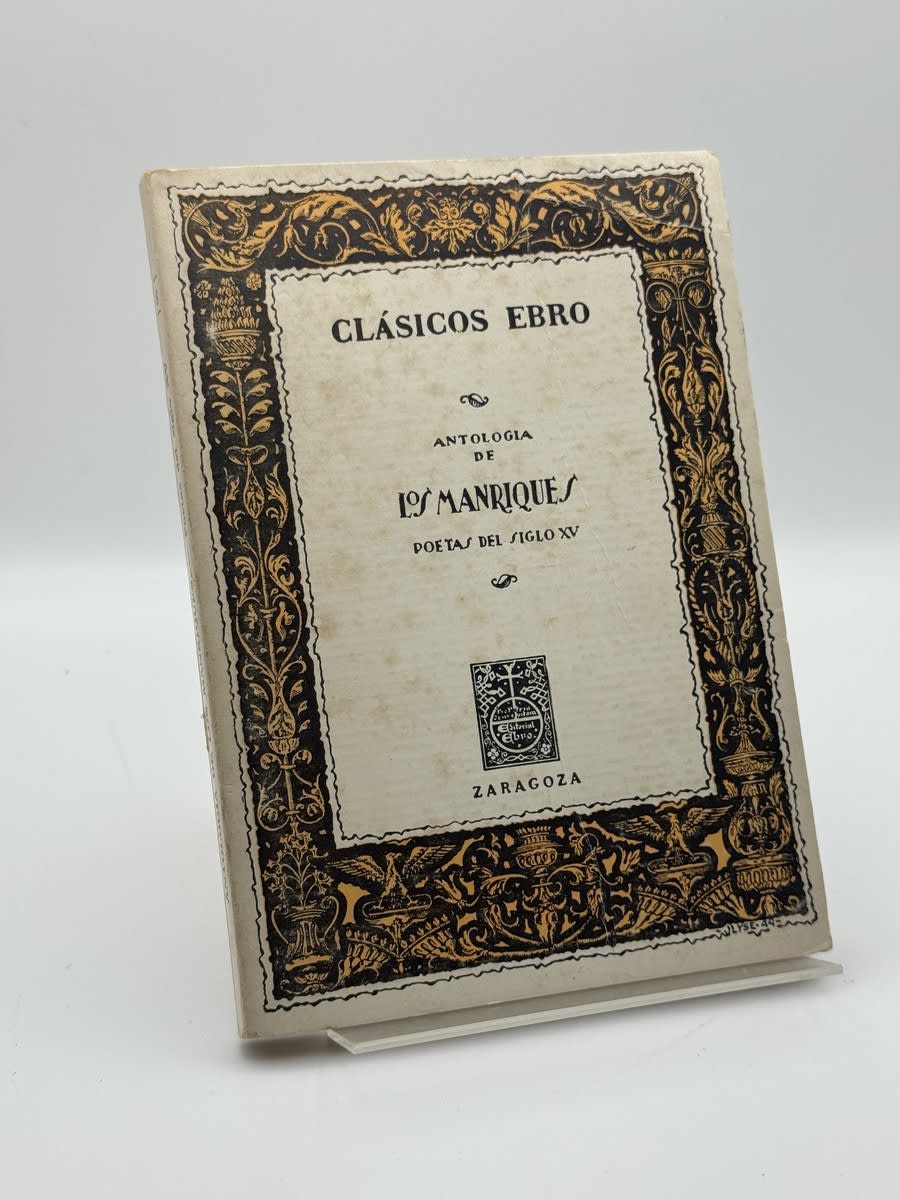 Portada de Antología de los manriques - Poetas del siglo XV de Poetas del siglo XV, libro de segunda mano