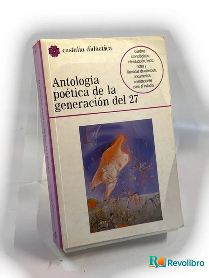 Portada de Antología poética de la generación del 27 de Arturo M. Ramoneda, libro de segunda mano
