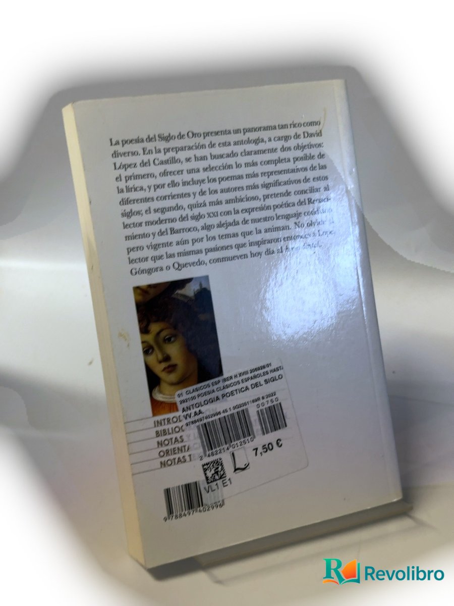 Foto 2 de Antología poética del Siglo de Oro de David López del Castillo, libro de segunda mano