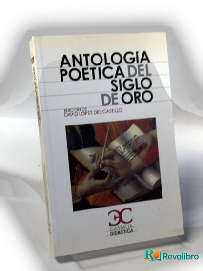 Portada de Antología poética del Siglo de Oro de David López del Castillo, libro de segunda mano
