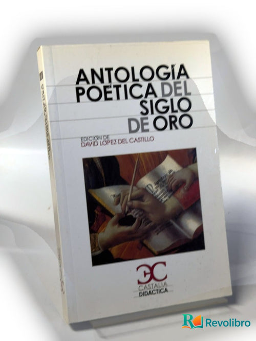 Portada de Antología poética del Siglo de Oro de David López del Castillo, libro de segunda mano