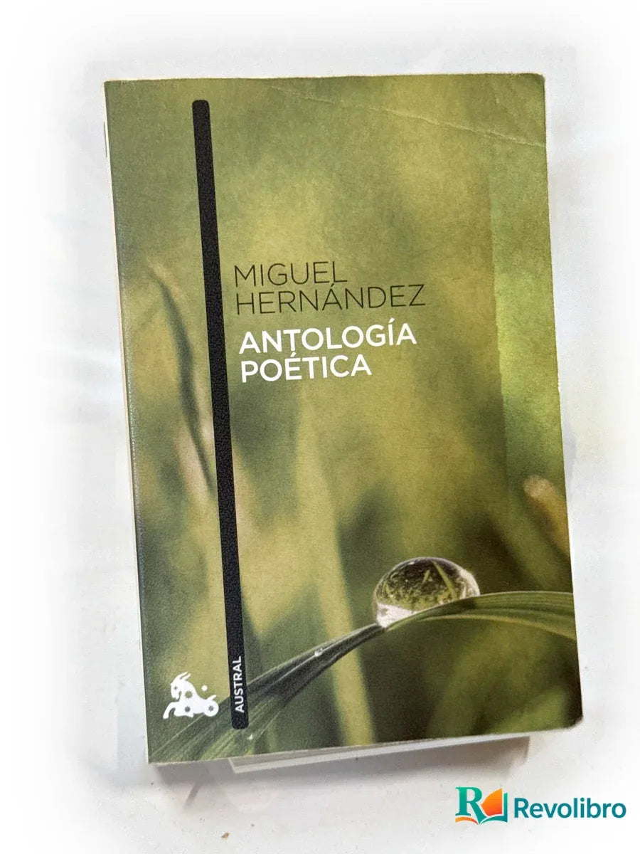 Portada de Antología poética de Miguel Hernández, libro de segunda mano