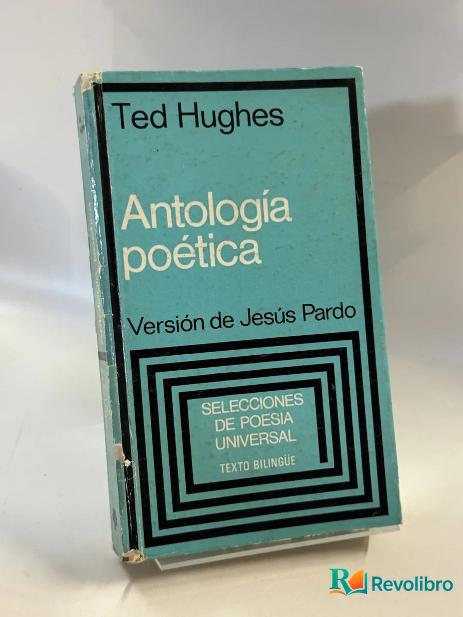 Portada de Antología poética de Ted Hughes, libro de segunda mano